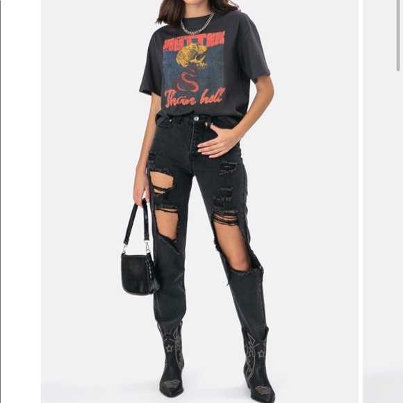 Bailey Ripped Jeans | BOYFRIEND - Picture 2 of 4